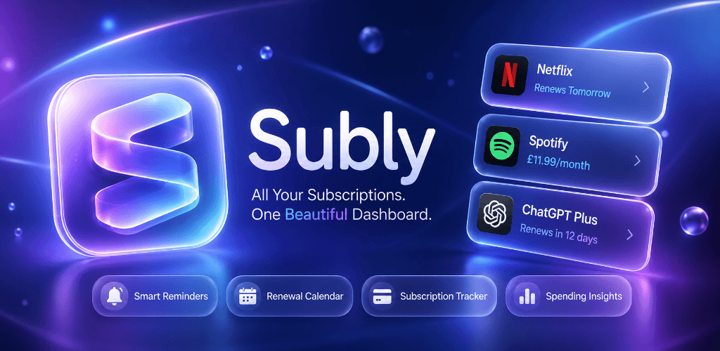 Subly Dashboard Showcase